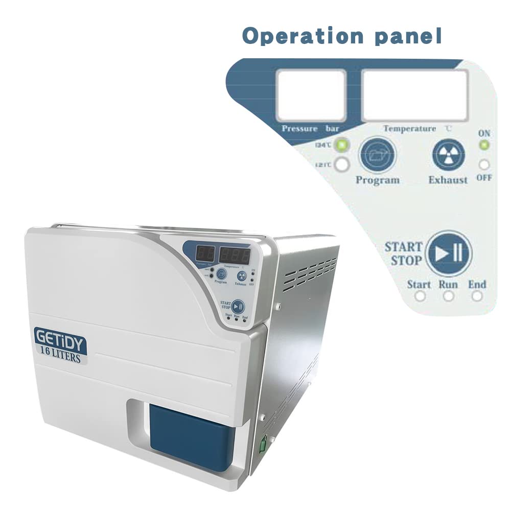 Digital LED Screen Automatic Steam Sterilizer Autoclave High Temperature Class N Lab Sterilizer with Automatic Temperature Control and Anti -Dry Burning Function (JC-23)