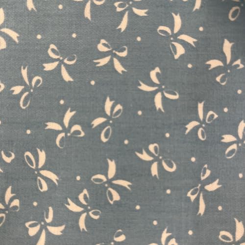 Image of Cotton Fabric DIY Making Supplies Quilting Patchwork Fabric Fat Quarter Bundles DIY for Quilting Cotton Patchwork Cushions (6pcs Bow, 20 inch x 20 inch)