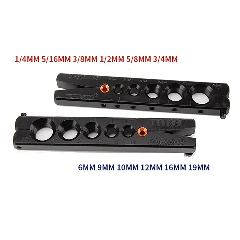 Kit Cartellatrice Flangiatubo Rame Svasatura Idraulica 6-19 MM 1/4-3/4" Pagliettatrice Svasatore Condizionatori Condizionamento