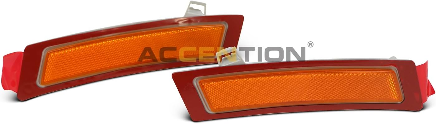 Car Front Bumper Cover Reflector Side Marker Lamps For BMW X5 E70 LCI 2011-2013 63147274433 63147274434