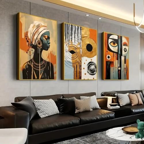 Art mural africain sous cadre pour sublimer votre chambre à coucher
