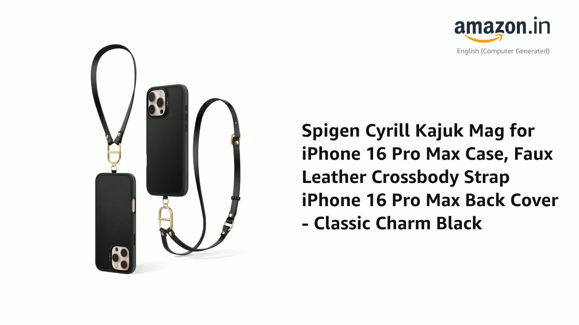 Spigen Cyrill Kajuk Mag | iPhone 16 Pro Max Case | Crossbody