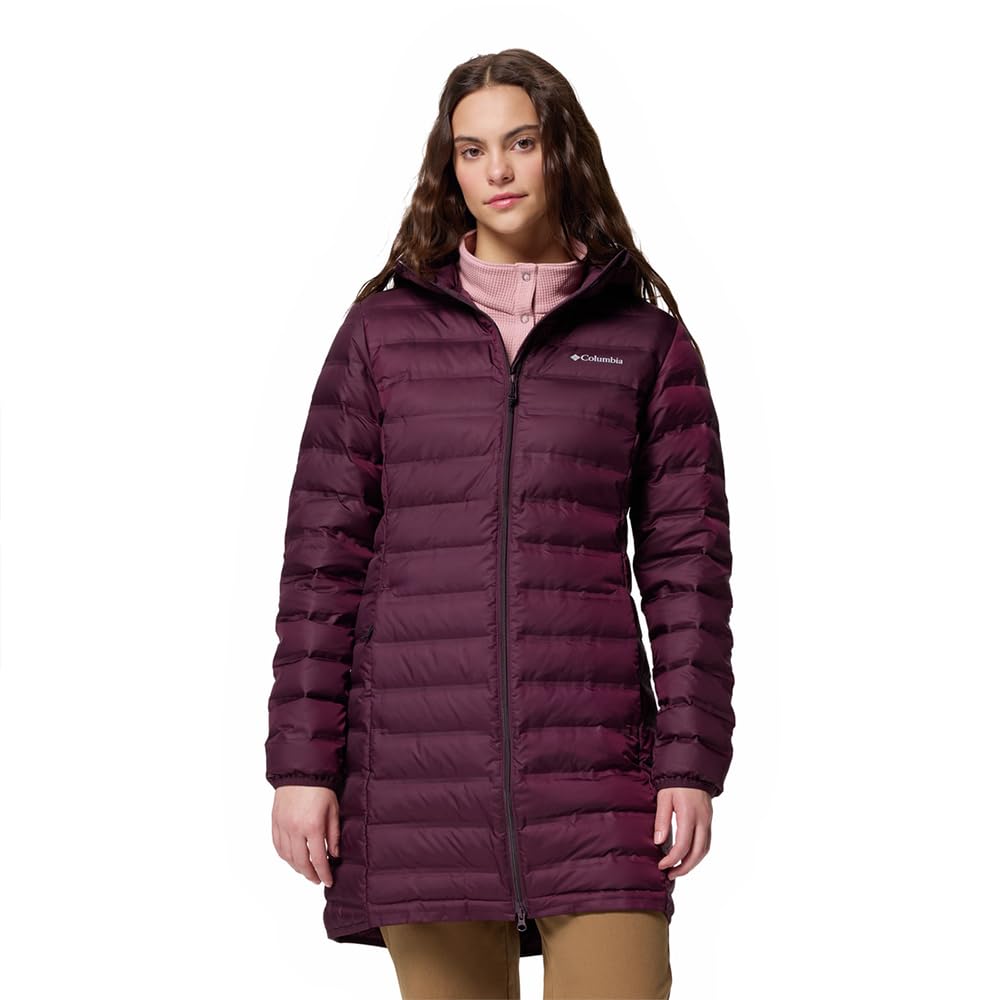 Columbia Piumino lungo con cappuccio Lake 22 2 da donna, con cappuccio, Moonvista, S