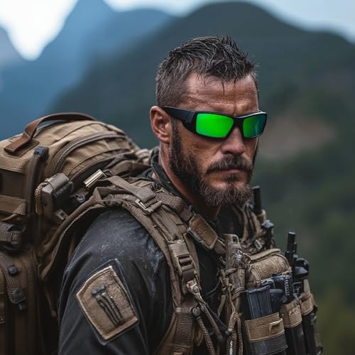 Image of WISTON Z87 Sunglasses Wrap Around Sunglasses for Men Rectangular Safety Glasses UV400 for Sport Working 8231