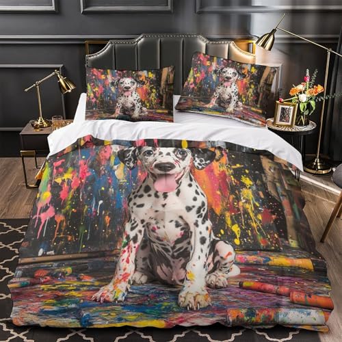 Housse de couette Bouddha fermeture éclair invisible parure microfibre 3D