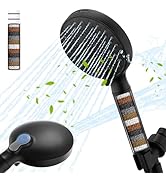 Ryamen Filtered Shower Head with Handheld, High Pressure 9-Spray Modes Detachable Shower Head wit...