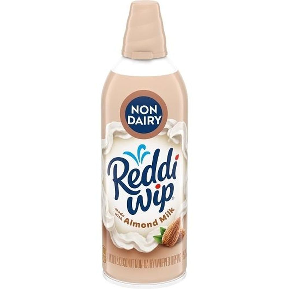 Non Dairy Almond Whipped Cream by REDDI WIP – 6 Ounce (Pack of 6)