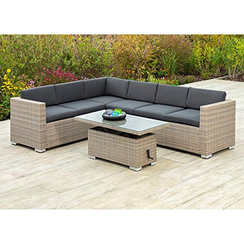 MERXX Lounge-Eckset BELLANTE inkl. Tisch - (28275-275)