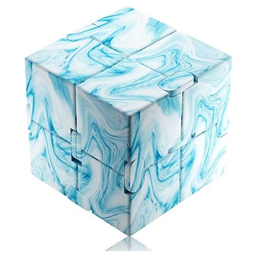 Funxim Infinity Cube Toy para Adultos y niños, versión Nueva Fidget Finger Toy Stress y Ansiedad, Killing Time Fidget Toys Infinite Cube para Office Staff