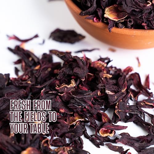 image for RICO RICO Dried Hibiscus Flowers - 100% Natural Hibiscus for Tea, Agua