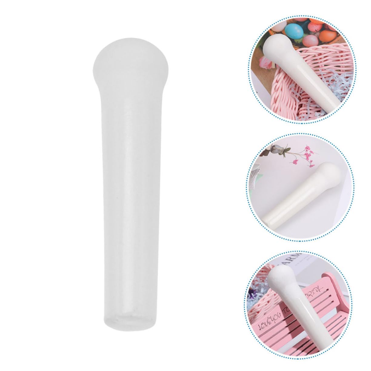 Alipis 10piezas Pestle De Cerámica Para Cocinar Machacador Manual Para Aplastar y Especias Utensilio De Cocina Ergonómico