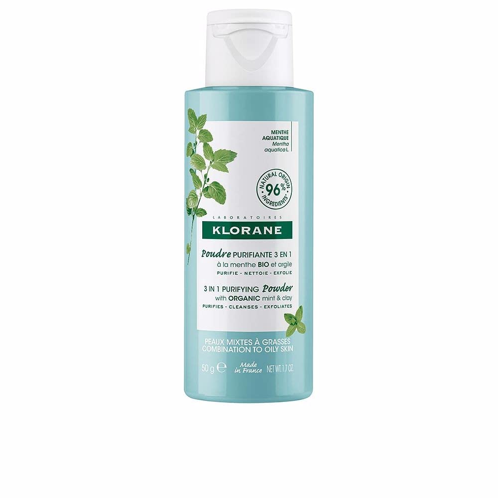 Klorane 3 in 1 Purifying Powder with Organic Mint and Clay 50g