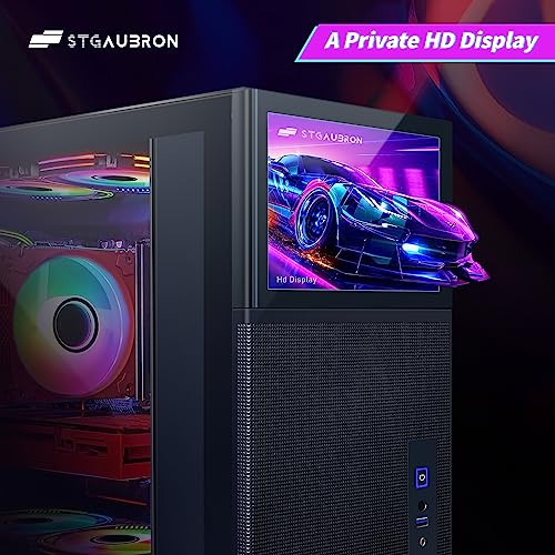 STGAubron Gaming PC Computer Desktop, Intel Core i7-11700KF up to 5.0G, 32G DDR4, 2T SSD, GeForce RTX 3060 12G, 600M WiFi, BT 5.0, RGB Fan x6, Windows 11 Home - Image 5
