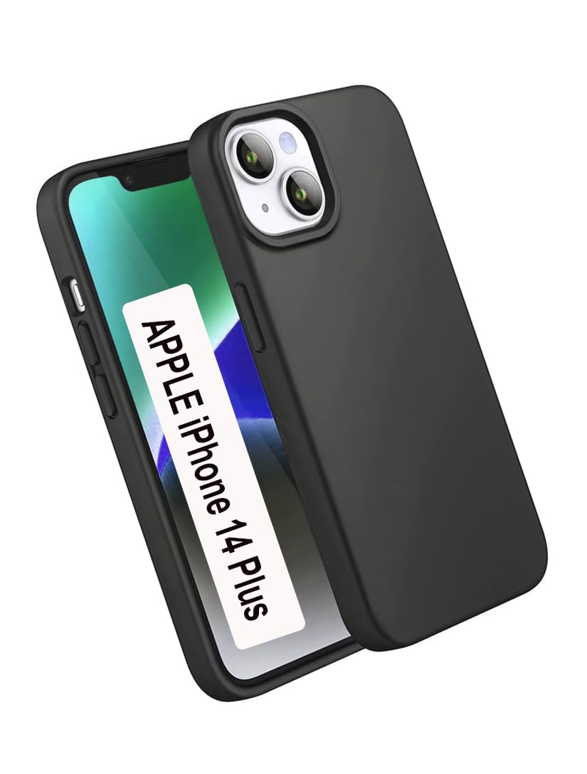 COBERTA Back Cover for Apple iPhone 14 Plus Back Cover Case - Black Silicon (B0CS95JNCC) Amazon Price History, Amazon Price Tracker