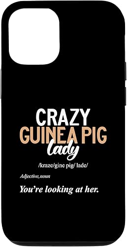 Miniatura 4 de iPhone 12 mini Crazy Guinea Pig Lady Lover Cavy Clothes Gifts Costume Case