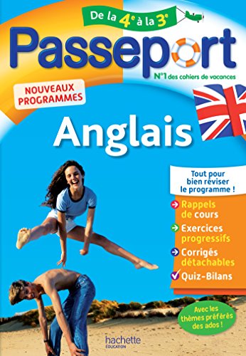 Télécharger Passeport - Anglais de la 4e à la 3e - Cahier de vacances PDF
