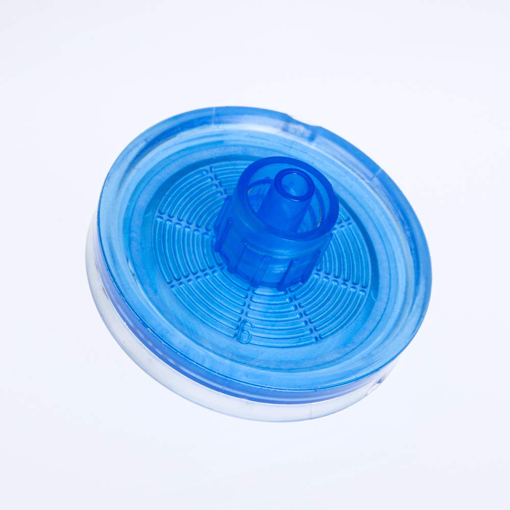 GVS Filter Technology, Filtro Siringa, ABLUO, 25mm, Membrana CA, 0.22µm, Housing Acrilico, Blu, 100/pz