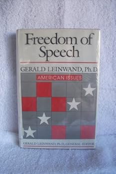 Hardcover Freedom of Speech (American Issues) Book