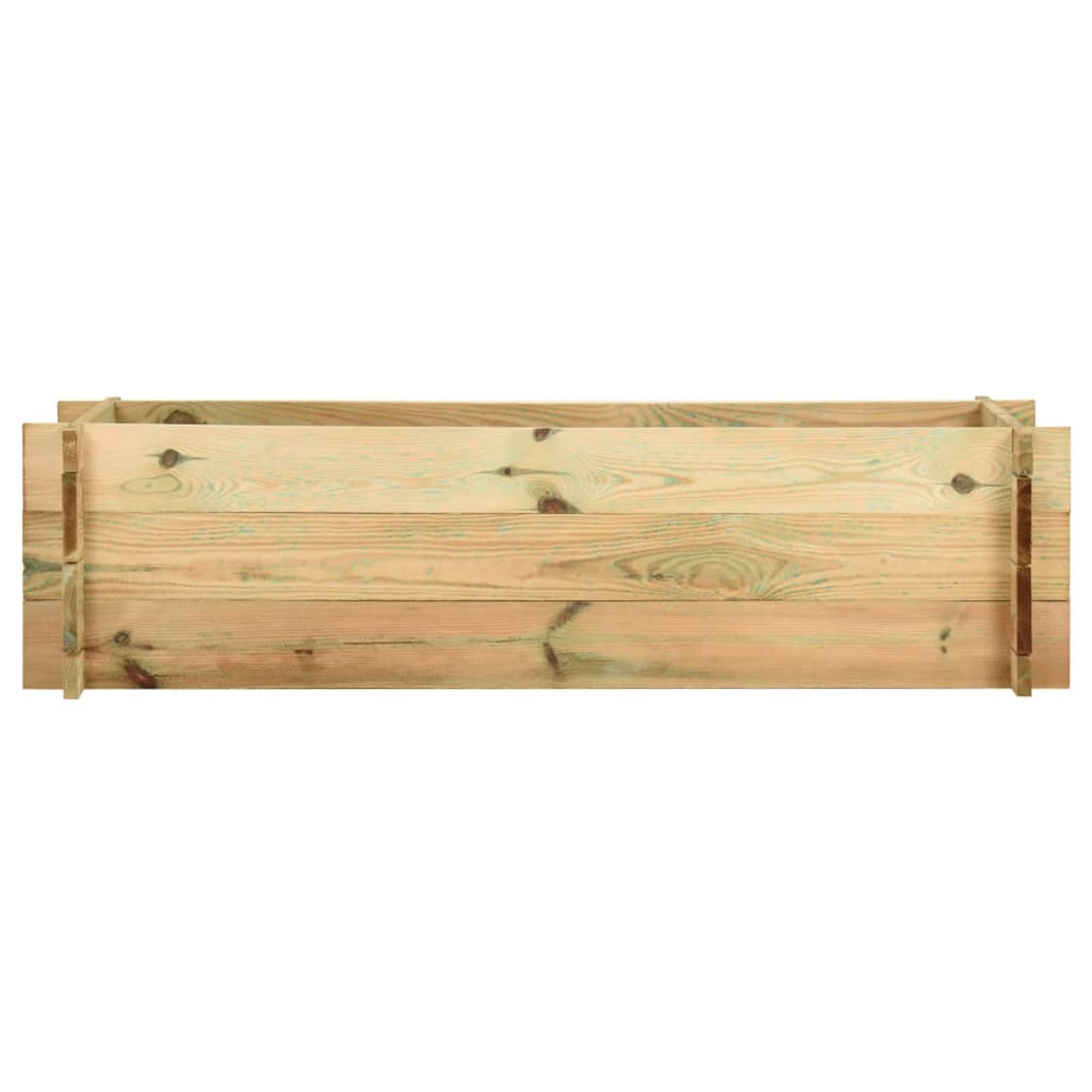 Donica na rośliny, podwyższona grządka z drewna sosnowego, impregnowana, 120 cm, odporna na warunki atmosferyczne, wytrzymała, łatwa w pielęgnacji, podwyższona grządka ogrodowa, skrzynka na