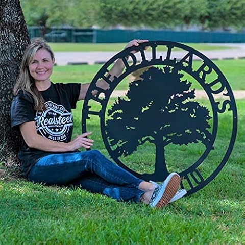 RealSteel Custom Oak Tree Sign Cover