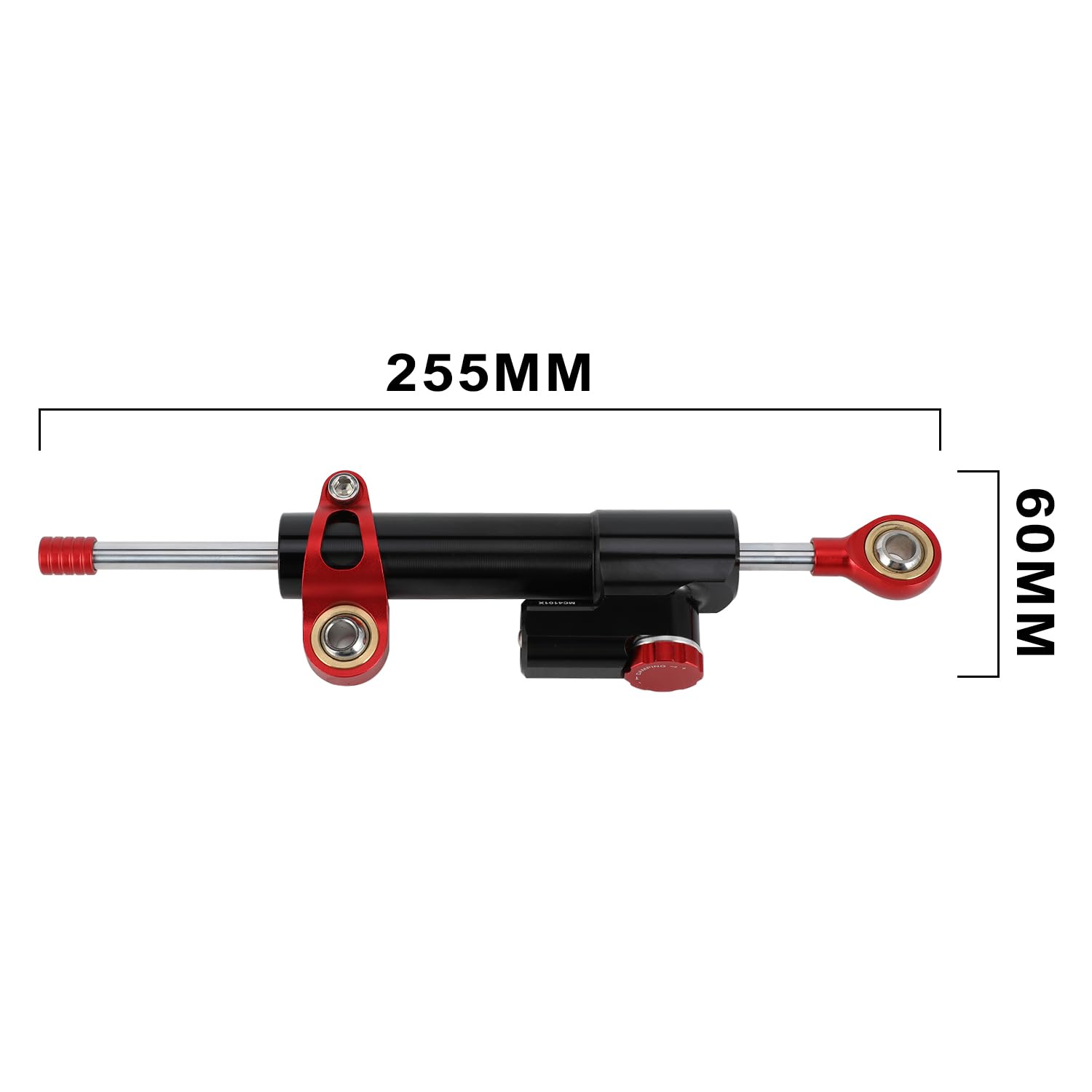 Amortiguador Dirección Patinete Eléctrico Universal para Skycore for JGH Patinete Eléctrico E-Scooter Rojo