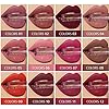 Matte Liquid Lipstick set Waterproof Long Lasting Non-Stick Cup Liquid Lipgloss Velvety Liquid Lipstick Kiss-proof Durable Nude Lip Gloss (12PCS)