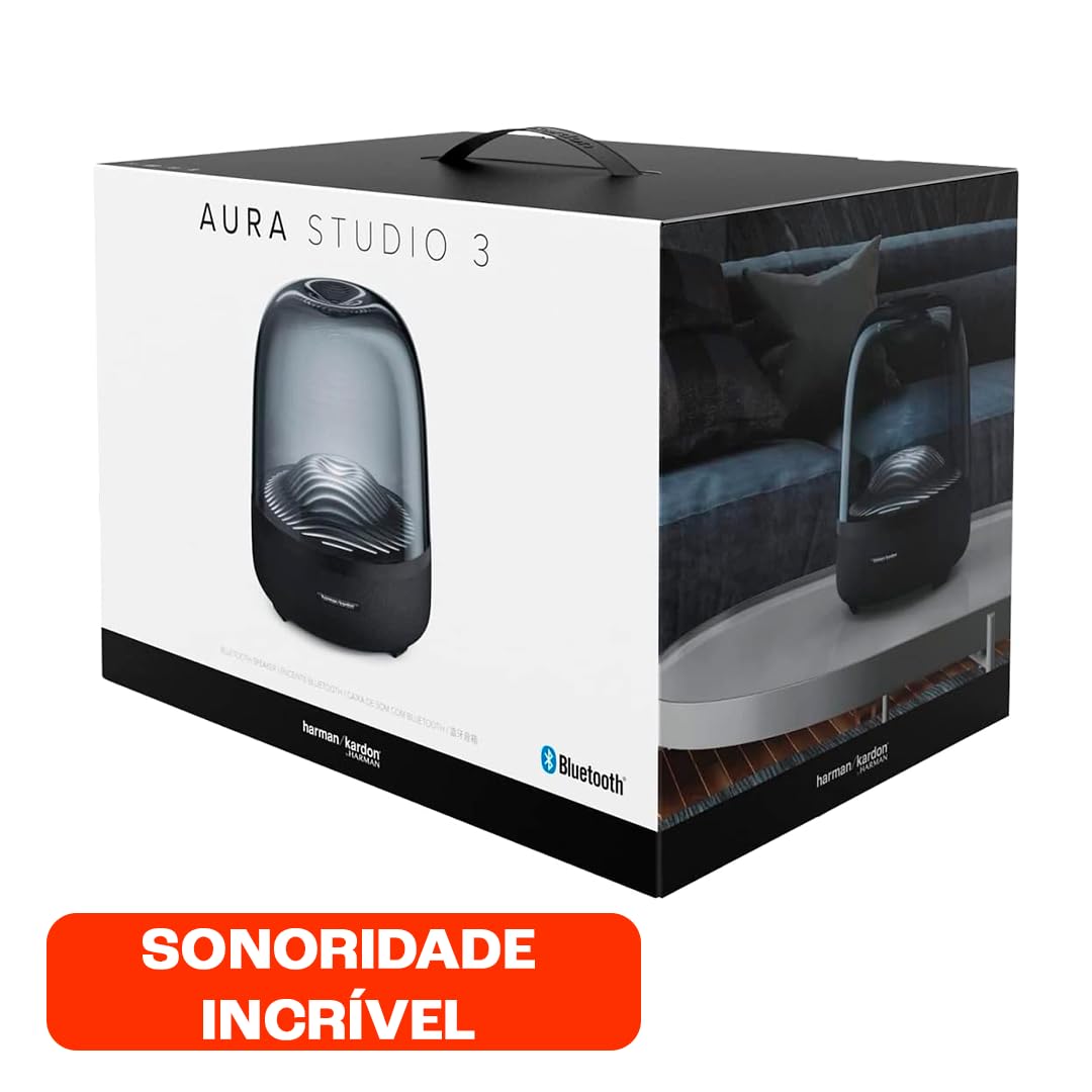Harman kardon AURA STUDIO 3 ワイヤレススピーカー Harman Kardon, Caixa de Som, Aura Studio 3, Bluetooth, Som