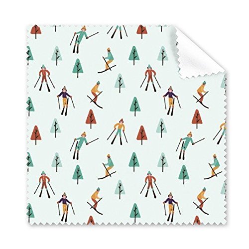 Téléphone écran nettoyant 5pcs et tissu de lunettes dessin ski