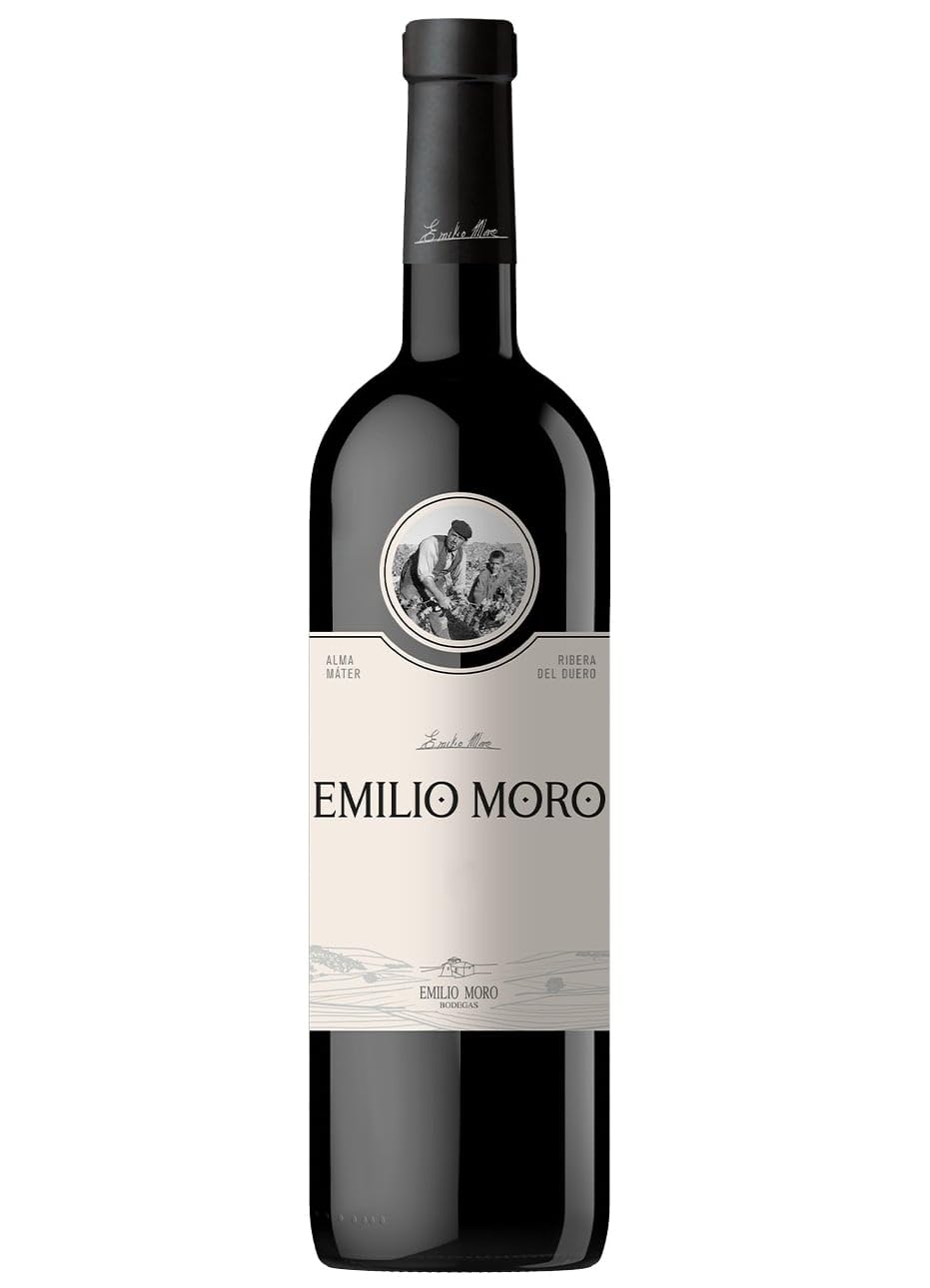 EMILIO MORO - Emilio Moro, Vino Tinto Crianza Español, Tempranillo Fresco, D.O. Ribera del Duero - Pack 3 Botellas x 750 ml 3x750 ml
