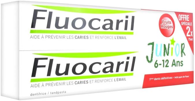 Junior 6 To 12 Toothpaste Red Fruits 2x50ml