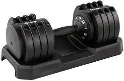 Dumbbell Halter Gallant Elite Pro 19kg Regulável Com Base