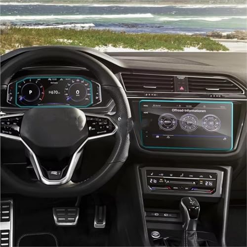 Vidrio templado de alta gama para cuadro de instrumentos y GPS de VW Tiguan