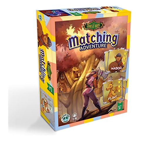 The Quest Kids - Matching Adventure Memory Game, Matching Games for 3 Year Olds and Up, Fantasy-Inspired Strategy and Concentration Game Cover