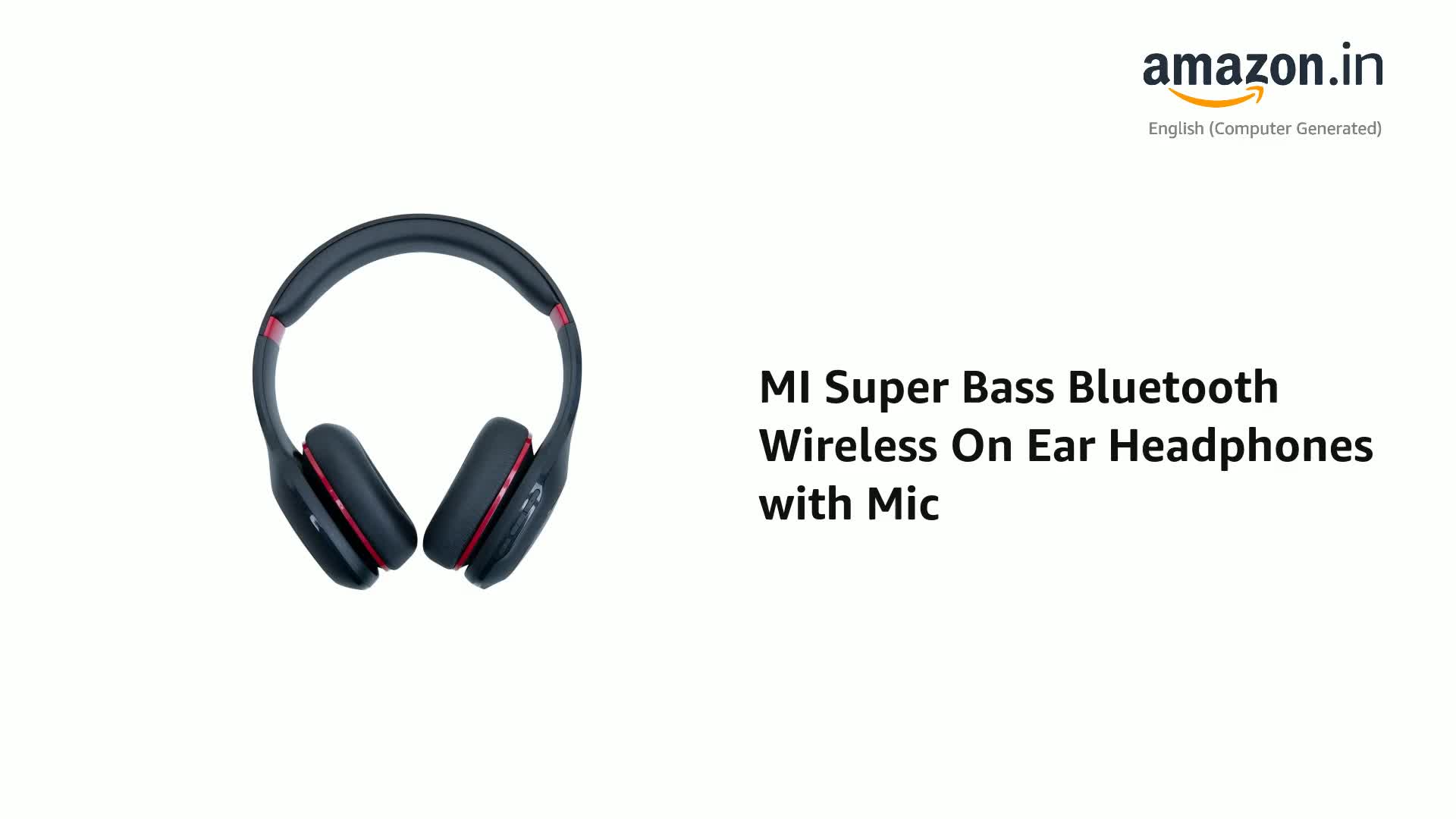 MI Super Bass Bluetooth Wireless On Ear 