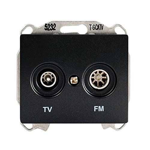 Preisvergleich Produktbild Siemens flexiblem TV / FM anthrazit Delta Iris Siemens