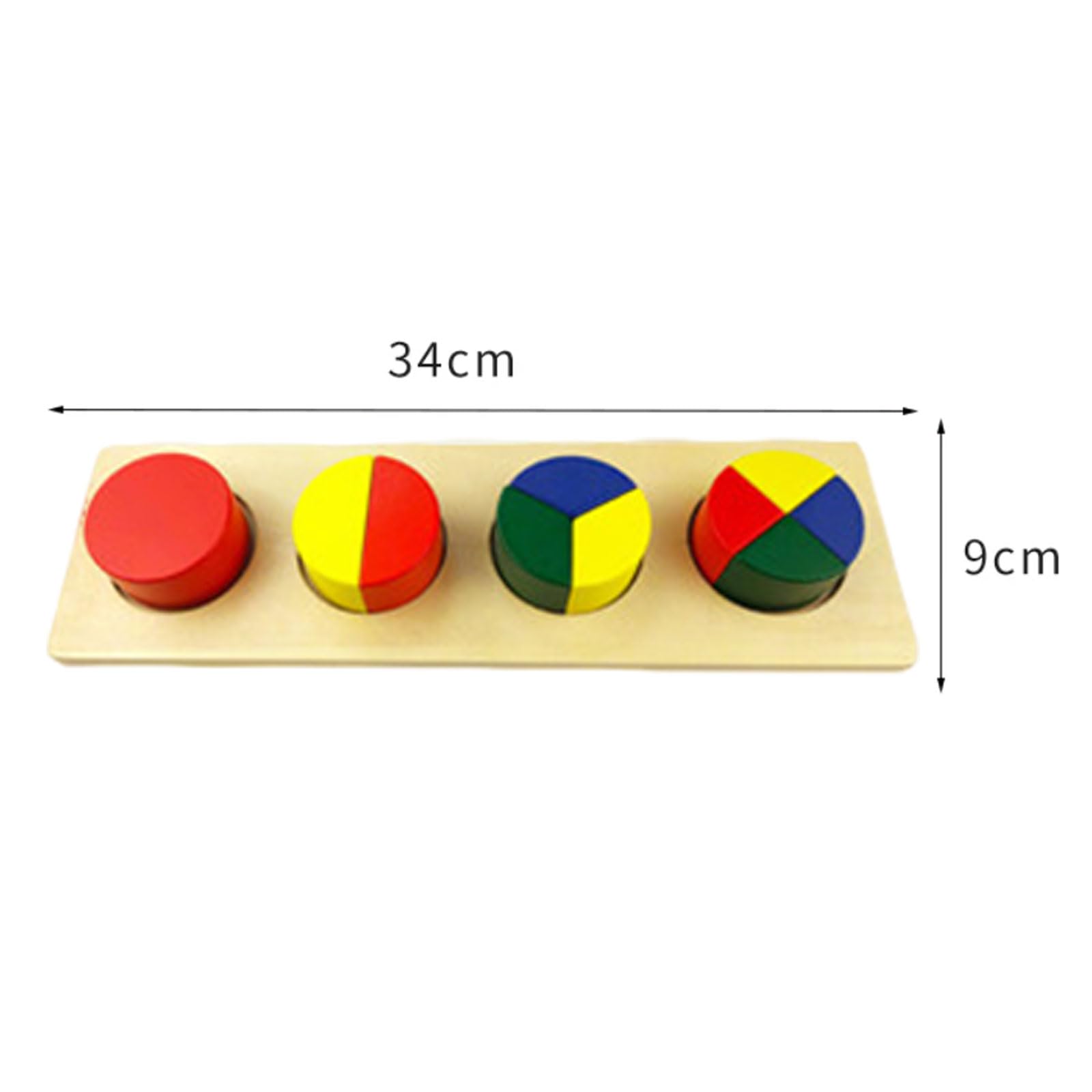 Montessori Holz Mehrfachform Bruchpuzzle-Bretter Set | Geometrische Formenklemmblöcke, sensorisches Spielzeug, Lernspielzeug zur Feinmotorik und Hand-Auge-Koordination