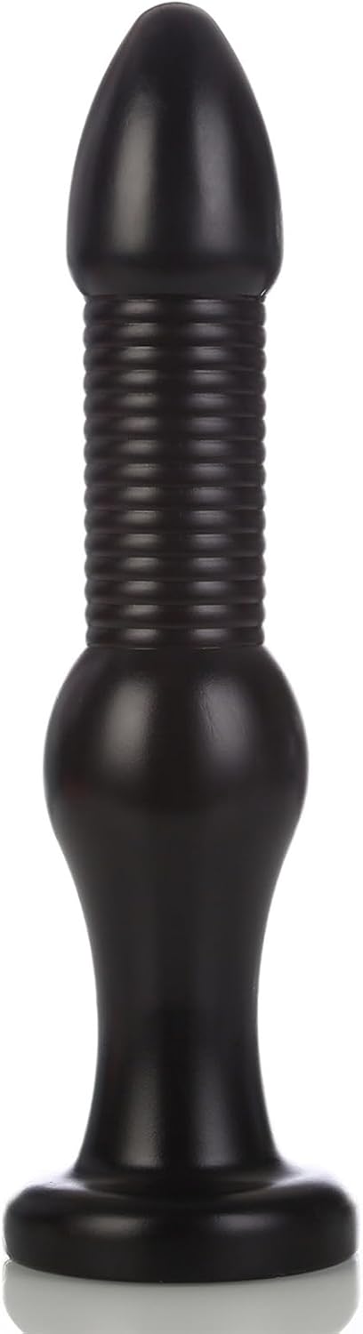 14.56Inch Super Long Anal Bead Anal Dildo, Soft Flexible Anal Butt Plug with Suction Cup for Hand Free Play, Vaginal Anus Prostate Masturbation G-Spot Long Dildos for Male Female (L)