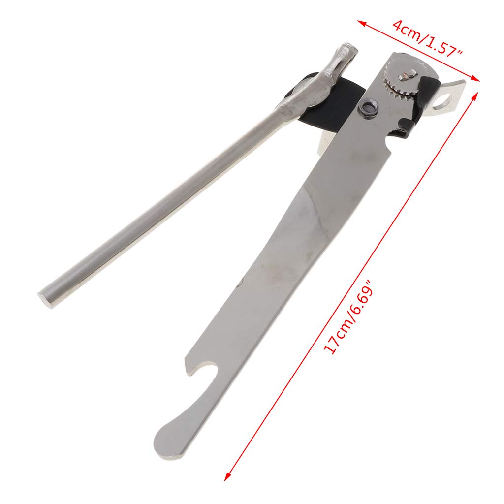 Aurgiarme Stainless Steel For Butterfly Can Bottle Jar Tin Opener Manual Camping Trav Can Openers Hand Held