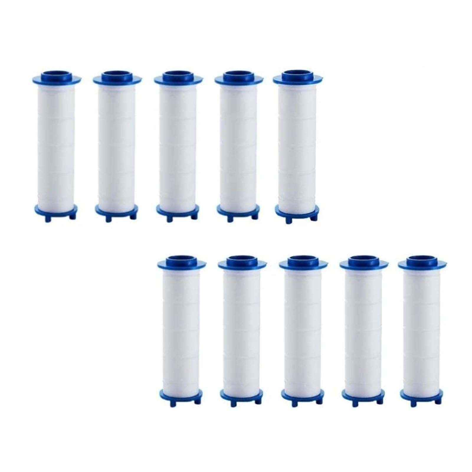 Soffione doccia ad alta pressione regolabile con 4 modalità, pulsante di accensione/spegnimento, ugello per doccia a risparmio idrico, filtro(10pcs Filter)