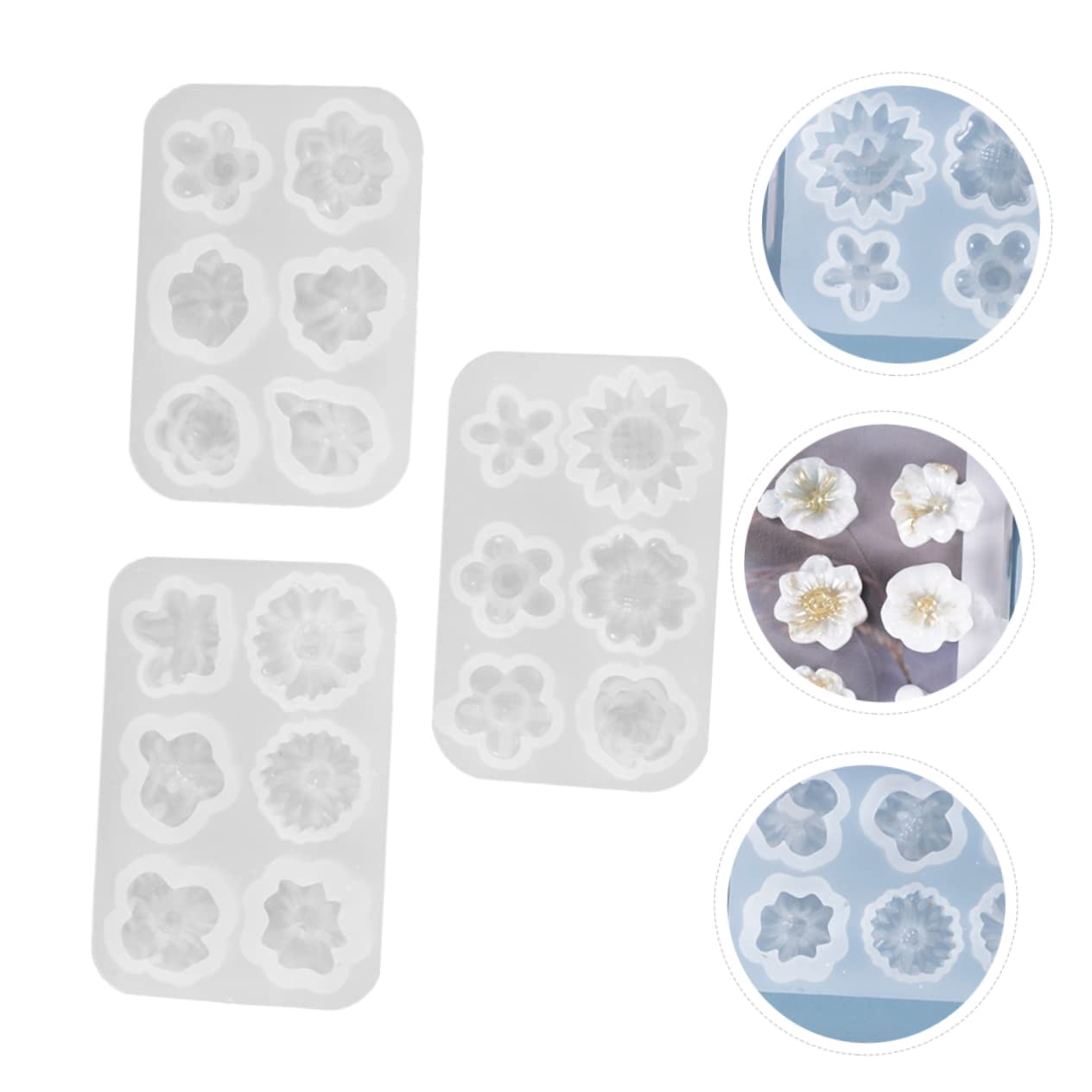SEWACC 9piezas Moldes De Para Flores De Margarita Moldes De Para Manualidades y Decoración Floral