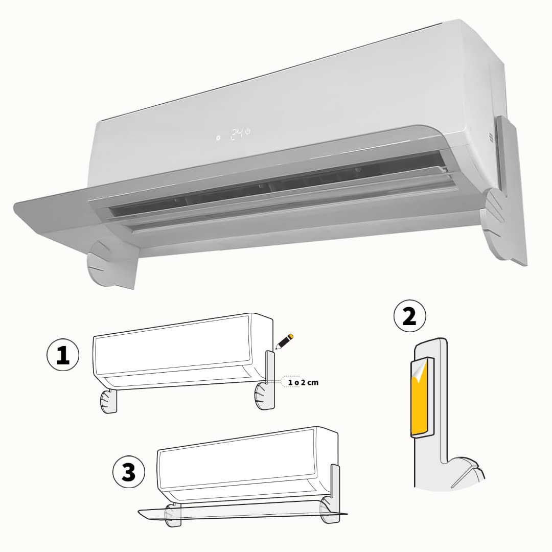 3x Klimaanlagen Windabweiser - Verstellbar Für Bessere Luftverteilung