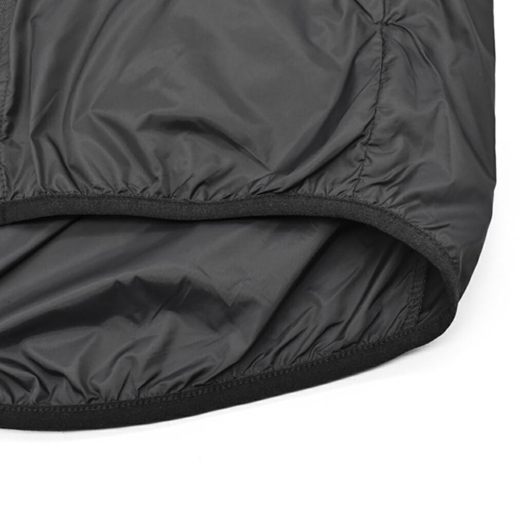 Chaqueta de ciclismo Abrigo de ciclismo con capucha Cortavientos Reflectante a prueba de viento Impermeable Moto Manga larga Hombres Montar