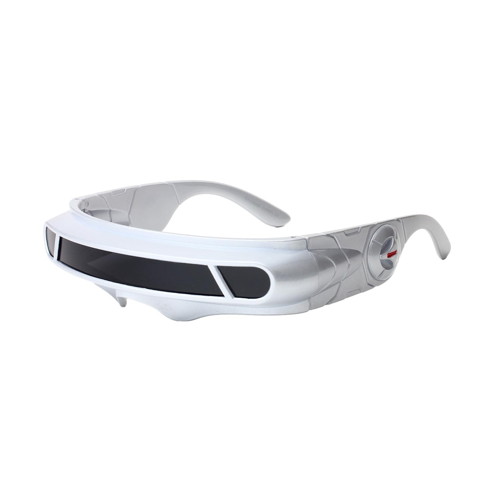 matumou Futuristic Cyberpunk Sunglasses, UV400 Sunglasses, Irregular Shape Punk Shades for Beach Party Outdoor Sports