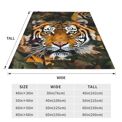 Couverture polaire tigre cadeau idéal pour maison et chambre - 6