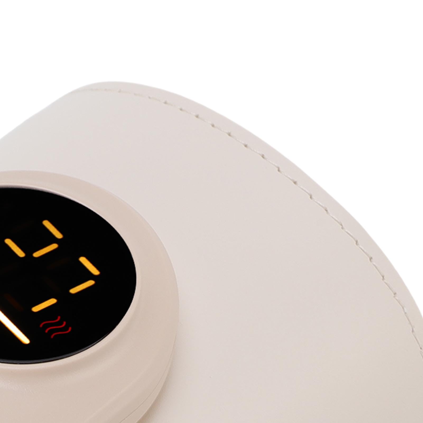 Cocoarm Scaldabiberon Veloce, Scaldabiberon in Pelle ABS con Riscaldamento Cordless USB C, Controllo della Temperatura a 6 Livelli da 100,4 a 122°F, Luce Notturna per Viaggi e Allattamento Notturno
