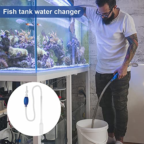 Gukasxi 5 in 1 Pulizia Acquario Kit Pulitore per Acquario Pulizia Acqua Pulizia Filtro Strumento con Rastrello Ghiaia, Raschietto Alghe, Vetro Spugna Pennello, Forchetta per Piante e Acquario Netto - Image 7