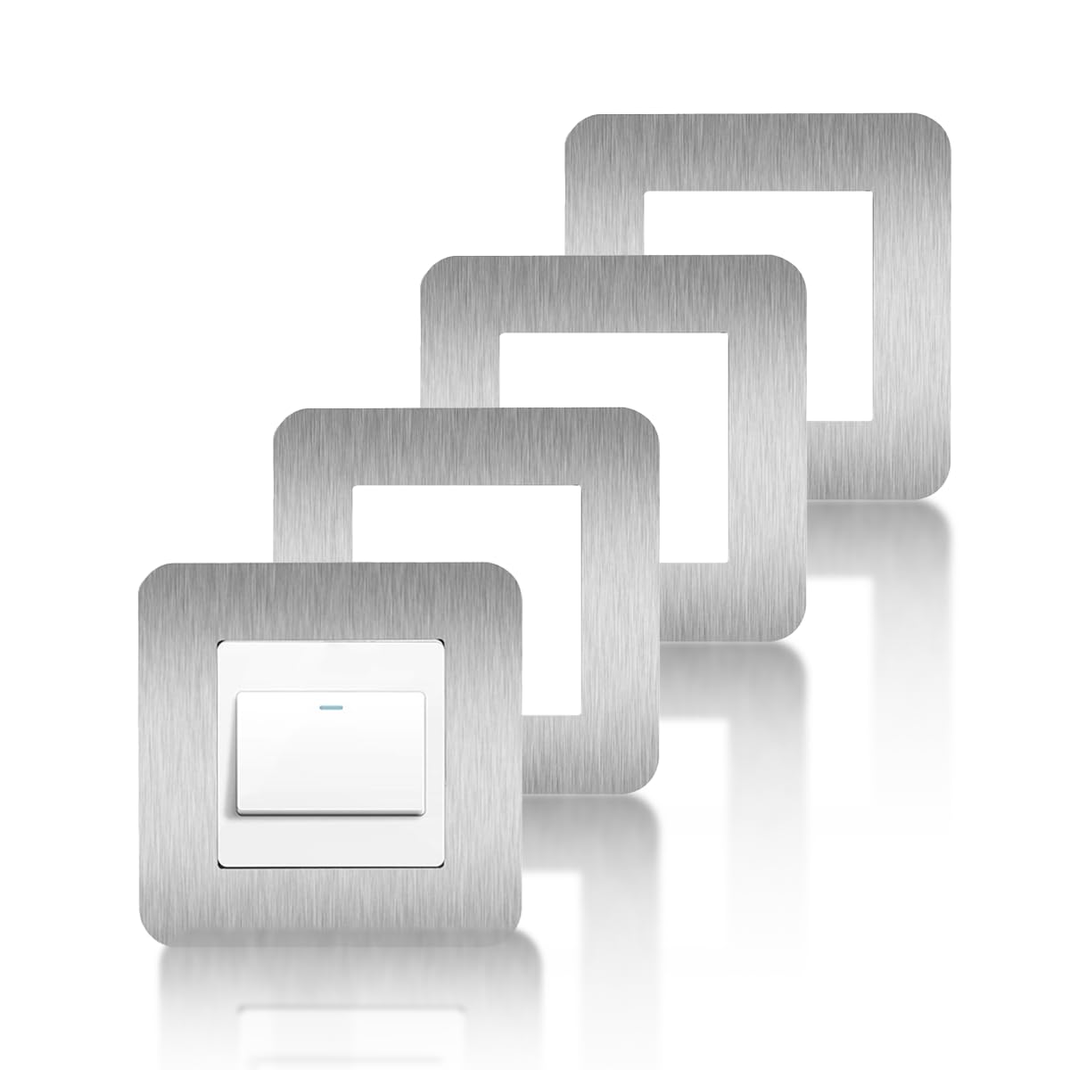 Light Switch Surround, 4 PCS Light Switch Cover Plates, Light Switch Cover Plates