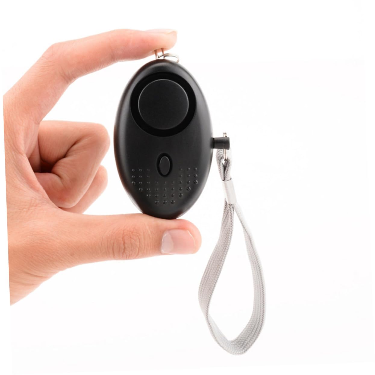 jojofuny 6piezas Alarma Personal De Emergencia con Luz Led Diseño Compacto y Ligero para Mujeres Trabajadores Nocturnos Niño Niña y Ancianos Negro