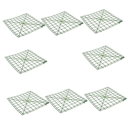 HOODANCOS 8Pcs Flower Wall Panel Grid Racks Shaped DIY Flower Arrangement Bases Lightweight and Sturdy Odorless Design for Home Decoration and Floral Displays