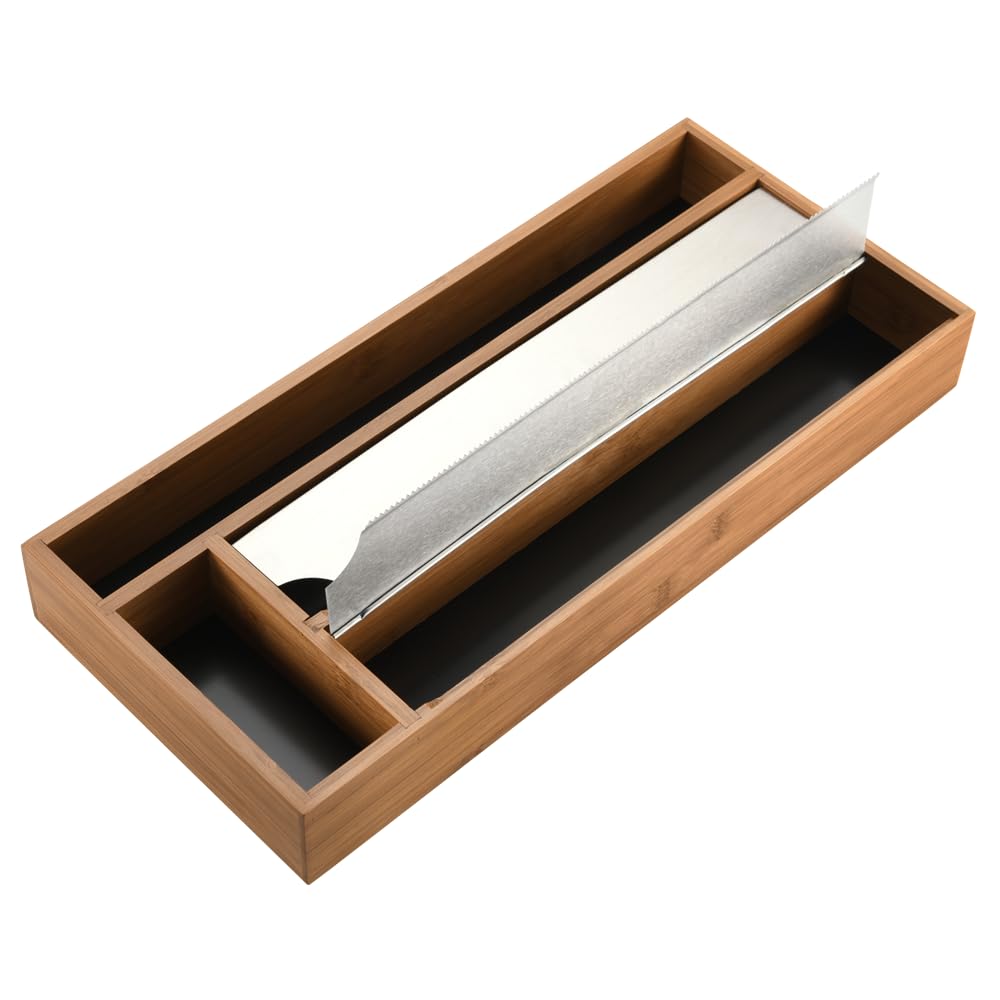 Kesper | Distributeur de Film, Matériel: Bambou, Dimensions: 42 x 19 x 5,4 cm, Couleur: Marron | 59041 13